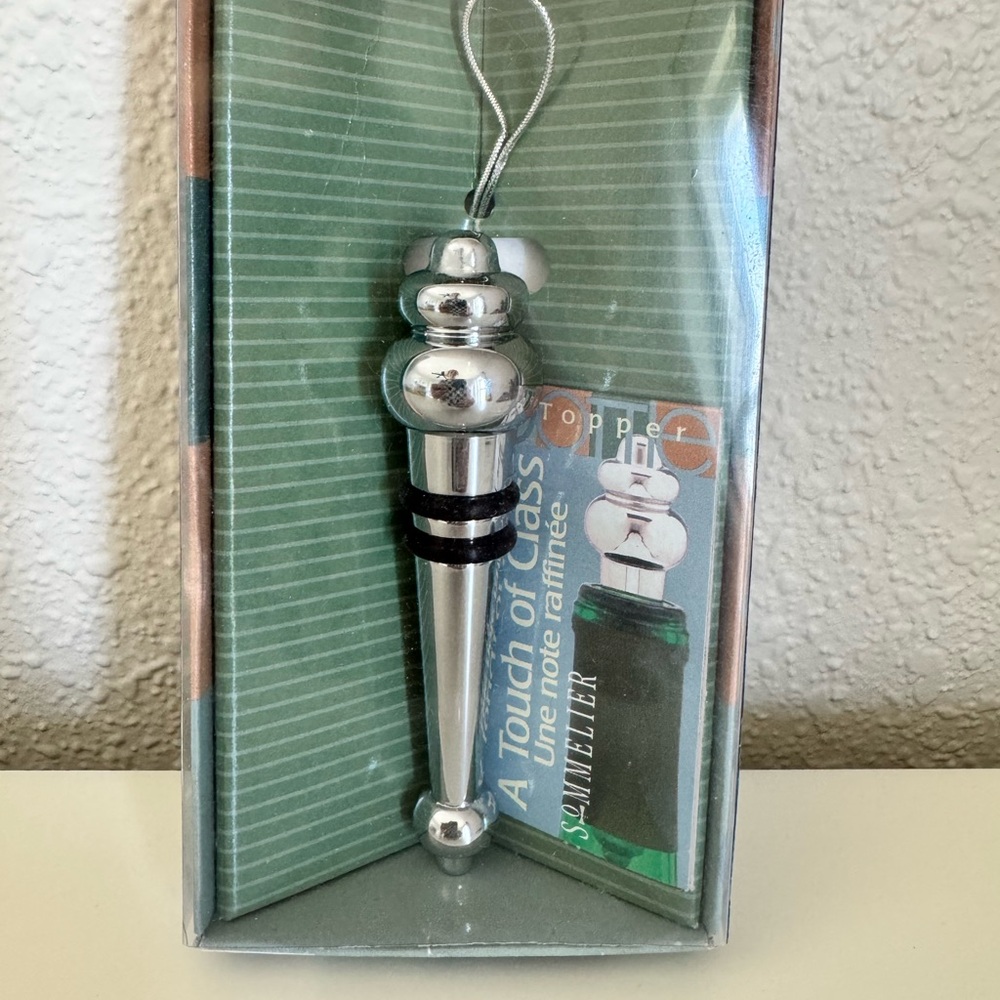 Silver Wine Bottle Stopper
